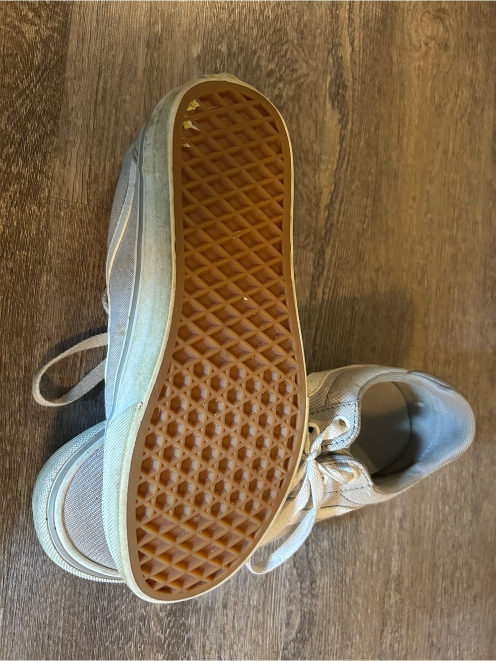 Vans Canvas Sneakers in Light Gray Women’s 7.5 - Picture 5 of 7